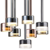 Tonic 8 Light Dimmable LED Cluster Pendant Light 96W 3000K - Multicoloured