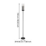 Toothill Floor Lamp - Black
