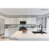 Torch LED Linear Suspension Light 22W 3000K - Sand Black