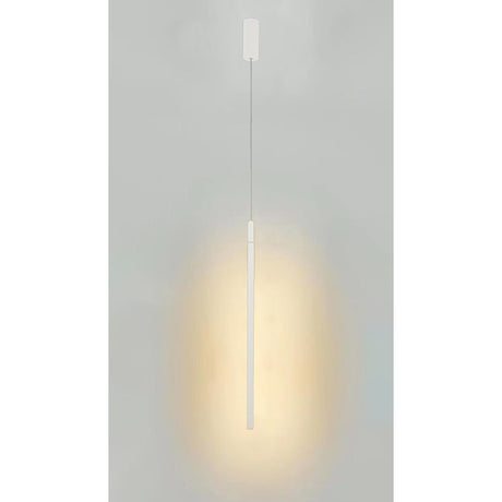 Torch Vertical LED Glass Pendant Light 11W 3000K - Sand White