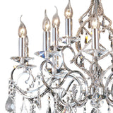 Torino 73cm 15 Light Crystal Chandelier - Polished Chrome