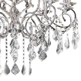 Torino 73cm 15 Light Crystal Chandelier - Polished Chrome
