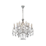 Torino 73cm 15 Light Crystal Chandelier - Polished Chrome