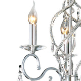Torino 46cm 3 Light Crystal Chandelier - Polished Chrome