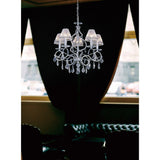 Torino 58cm 5 Light Crystal Chandelier - Polished Chrome