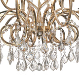 Torino 100cm 18 Light Crystal Chandelier - French Gold