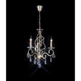 Torino 46cm 3 Light Crystal Chandelier - French Gold