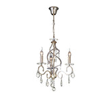Torino 46cm 3 Light Crystal Chandelier - French Gold