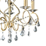 Torino 58cm 5 Light Crystal Chandelier - French Gold