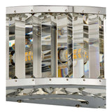 Torre 3 Light Crystal Wall Light - Polished Chrome