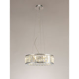 Torre 38cm 5 Light Crystal Suspension Light - Polished Chrome