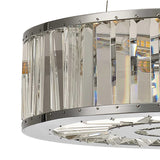 Torre 38cm 5 Light Crystal Suspension Light - Polished Chrome