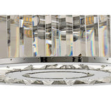 Torre 38cm 5 Light Crystal Suspension Light - Polished Chrome
