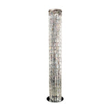 Torre 30cm Mirror Plates 4 Light Crystal Flush Chandelier - Chrome