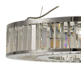 Torre 61cm 9 Light Crystal Suspension Light - Polished Chrome
