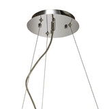 Torre 75cm 10 Light Crystal Suspension Light - Polished Chrome