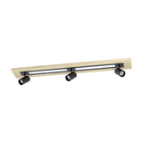 Torrestralle LED Flush Ceiling Light 112cm - Brown & Black