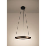 Trabuco Pendant Light 55cm - Black & Brown