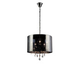 Trace 5 Light Crystal Pendant Light – Chrome