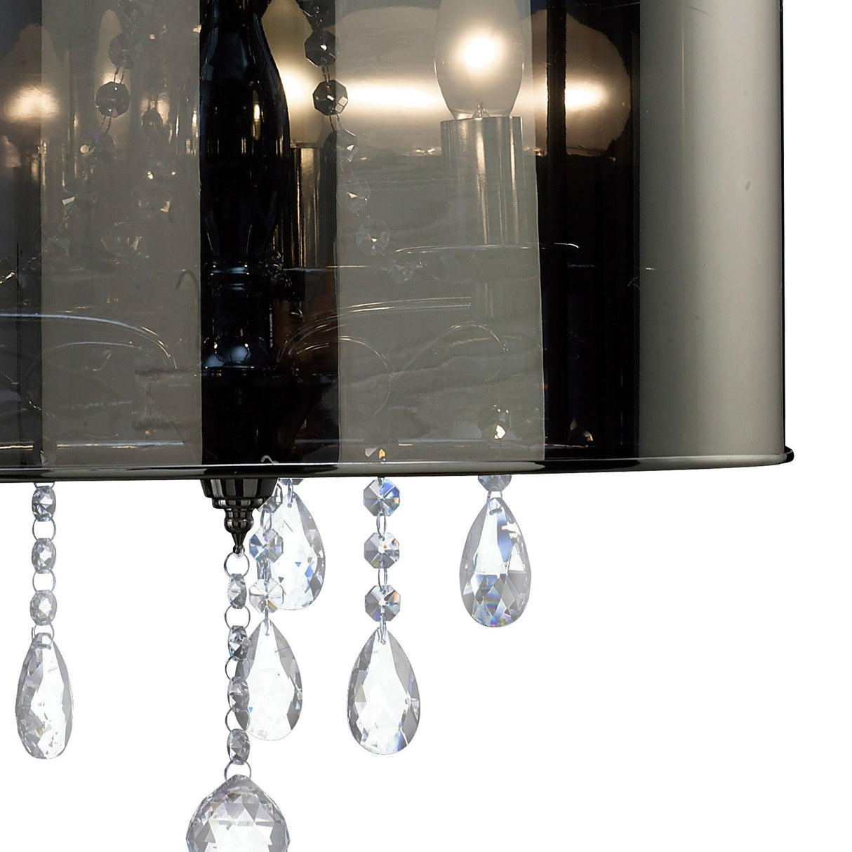 Trace 3 Light Crystal Pendant Light – Chrome