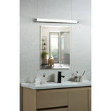Tragacete 1 LED Bathroom Wall Light 60cm - Silver & Chrome