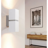 Tramena Wall Light 5.5cm - Chrome & White