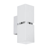 Tramena Wall Light 5.5cm - Chrome & White