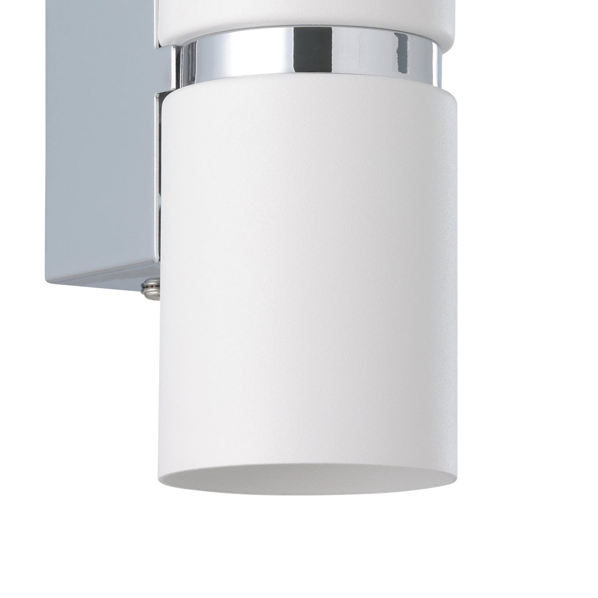 Tramena Wall Light 6cm - Chrome & White