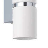Tramena Wall Light 6cm - Chrome & White