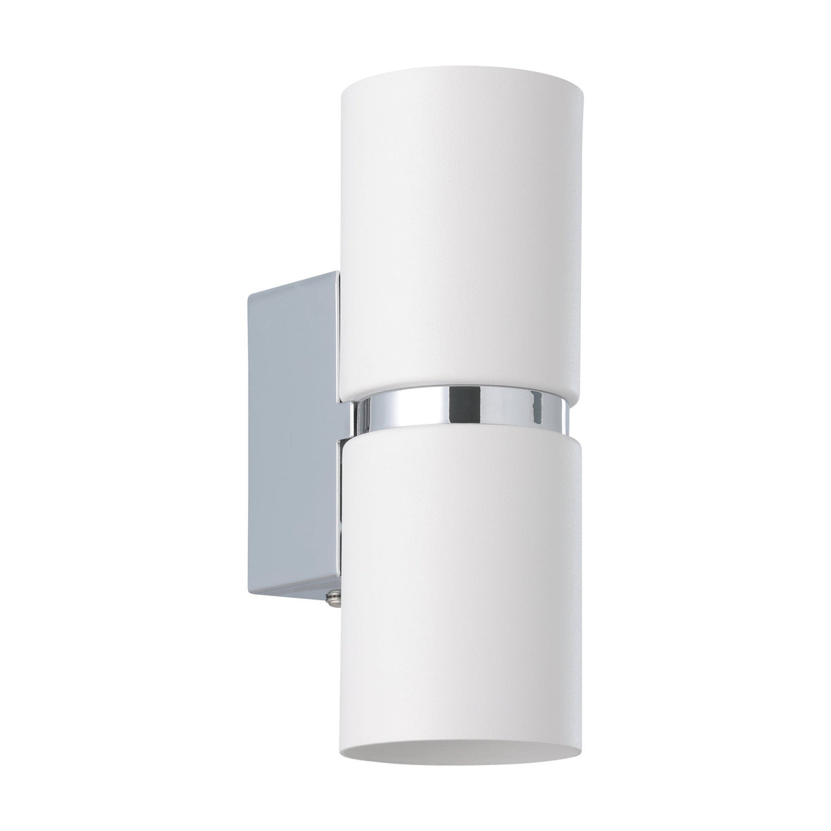 Tramena Wall Light 6cm - Chrome & White