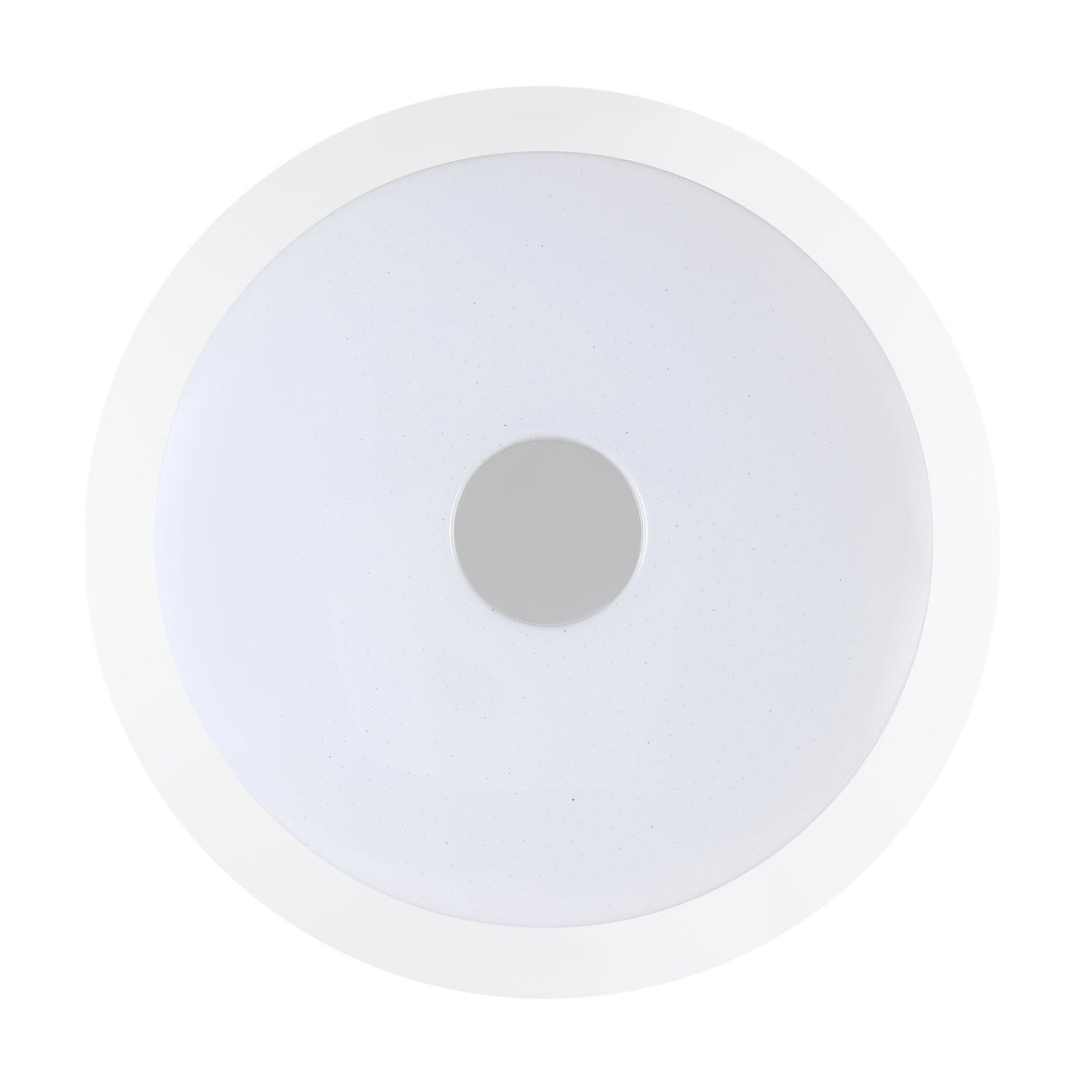 Trelmanne LED Flush Ceiling Light - White & Clear