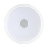 Trelmanne LED Flush Ceiling Light - White & Clear