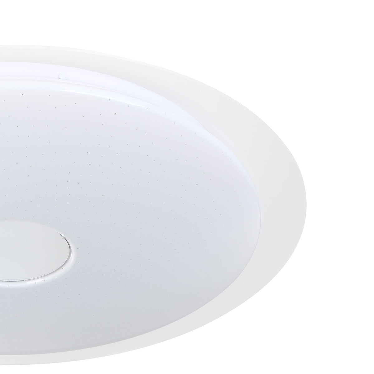 Trelmanne LED Flush Ceiling Light - White & Clear