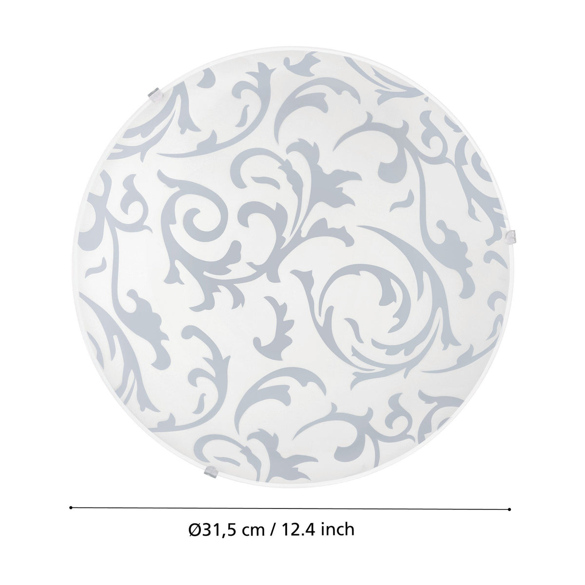 Trenvette Flush Ceiling Light - White