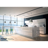 Triangle 22cm 1 Light Glass Pendant Light - Polished Chrome