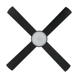 Trinidad Ceiling Fan with Light - Black & Brass