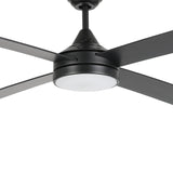 Trinidad Ceiling Fan with Light - Matt Black