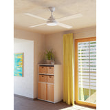 Trinidad Ceiling Fan with Light - Matt White