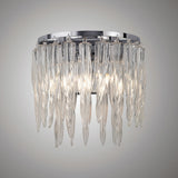 Tropez 2 Light Glass Wall Light - Polished Chrome