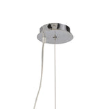 Tropez 60cm 8 Light Glass Suspension Light - Polished Chrome
