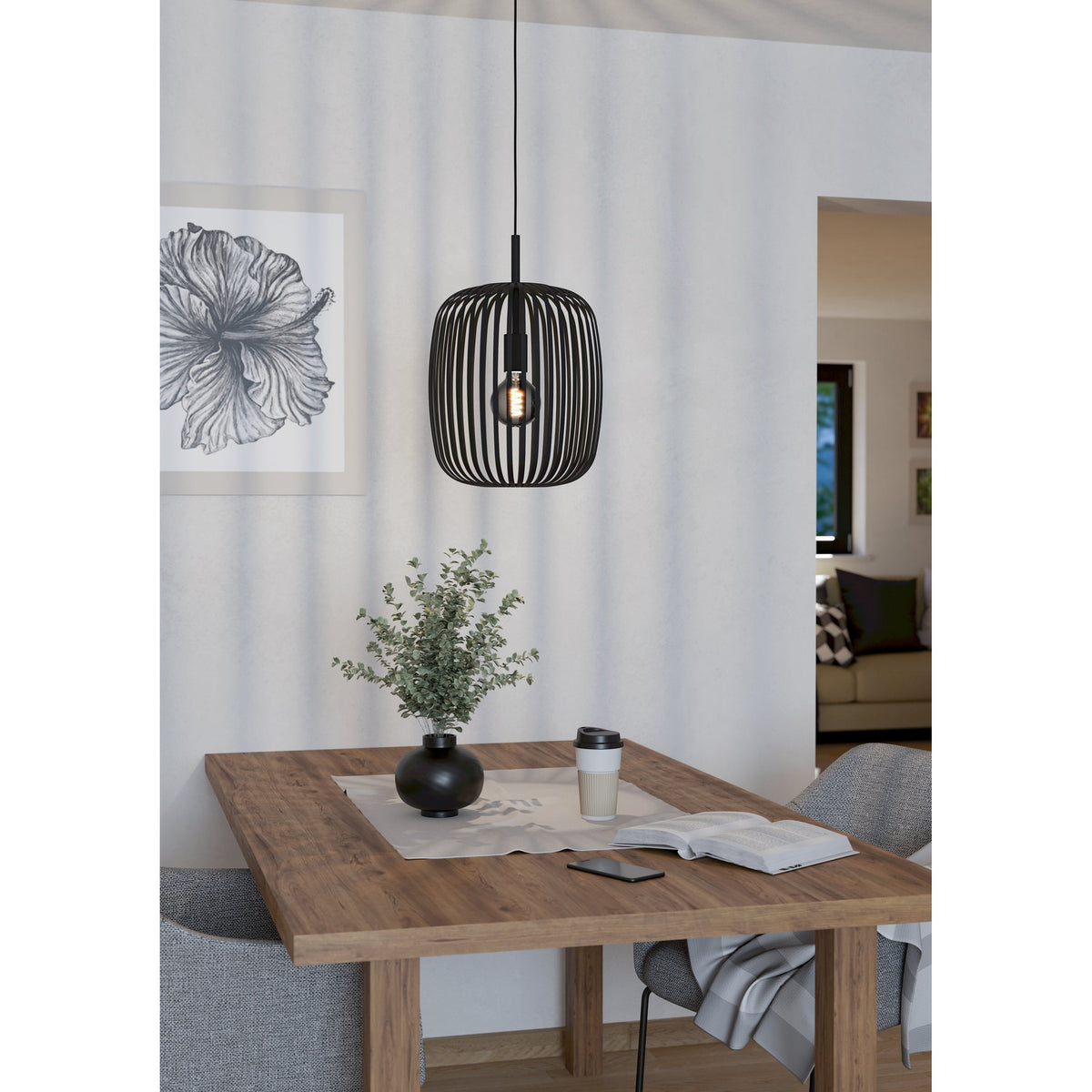 Trosvelle Pendant Light - Black