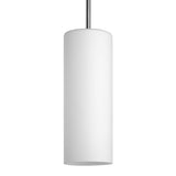 Troy 3 Glass Pendant Light - Satin Nickel