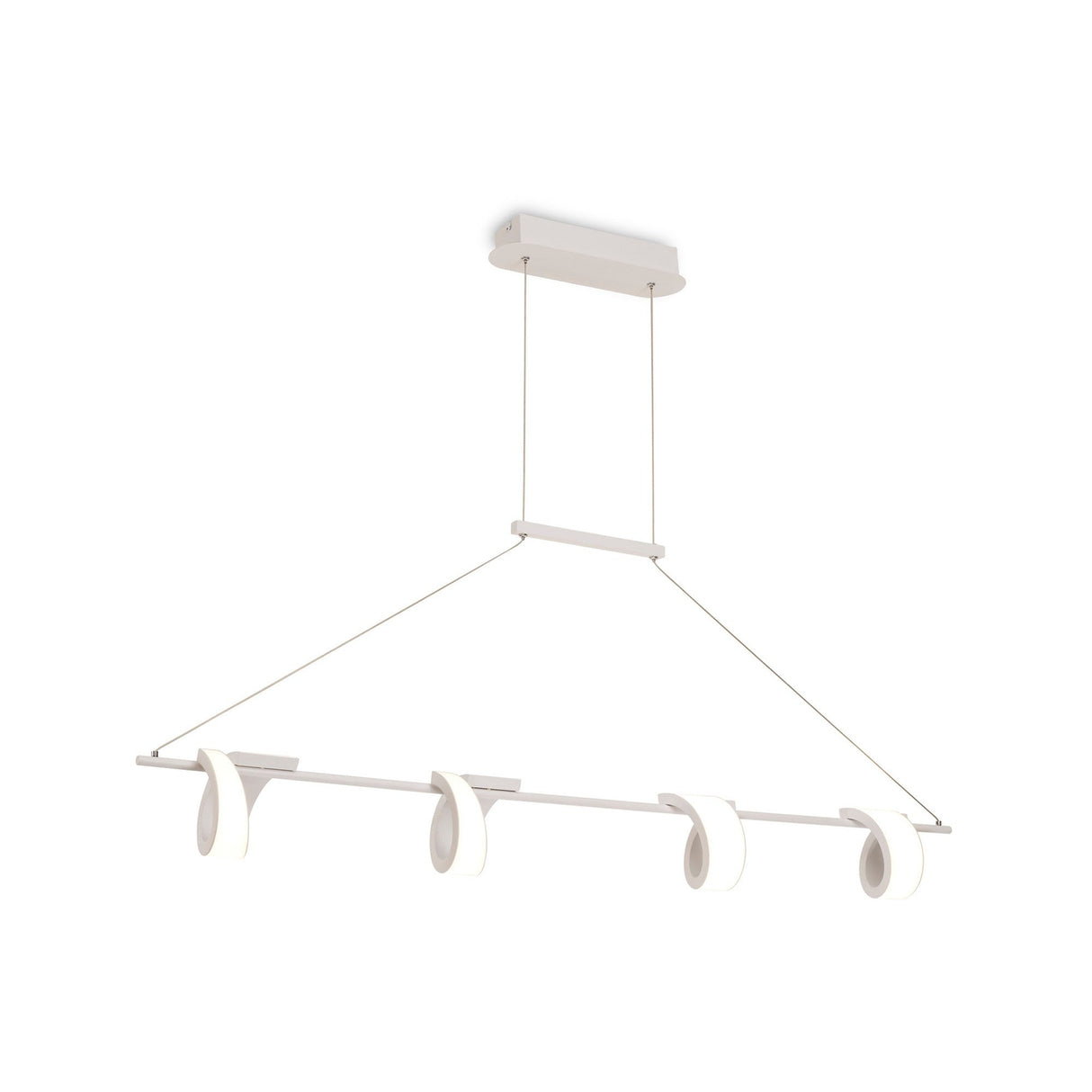 Tsunami LED Linear Suspension Light 48W 3000K - Sand White