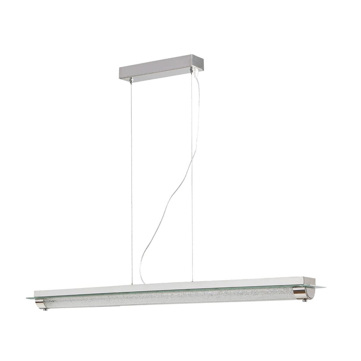 Tube LED Linear Suspension Light 26W 4000K - Polished Chrome
