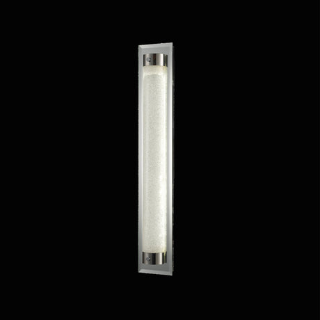 Tube LED Flush Ceiling Light 21W 4000K - Chrome