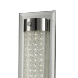 Tube LED Flush Ceiling Light 13W 4000K - Chrome