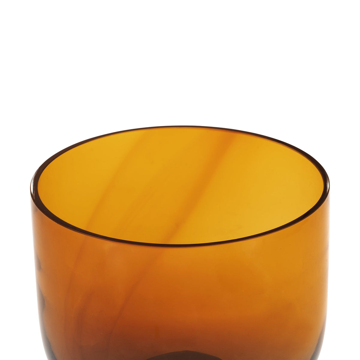 Tudiya Glass Vase 20cm - Amber
