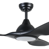 Tunitas Ceiling Fan with Light - Matt Black