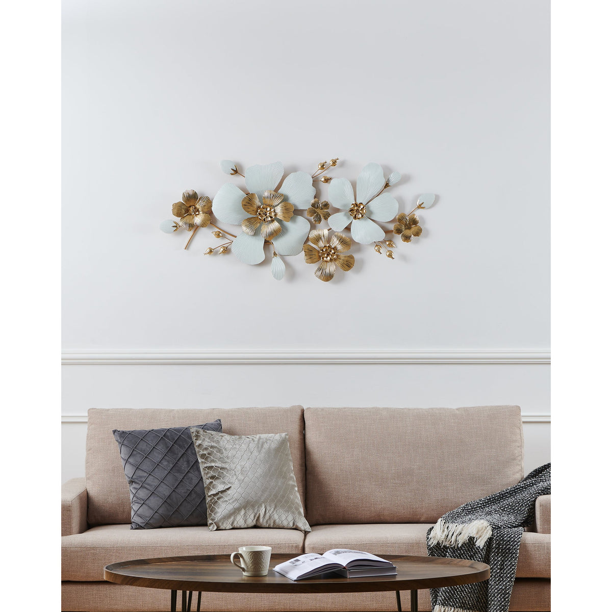 Tupiza Wall Decoration - White & Gold