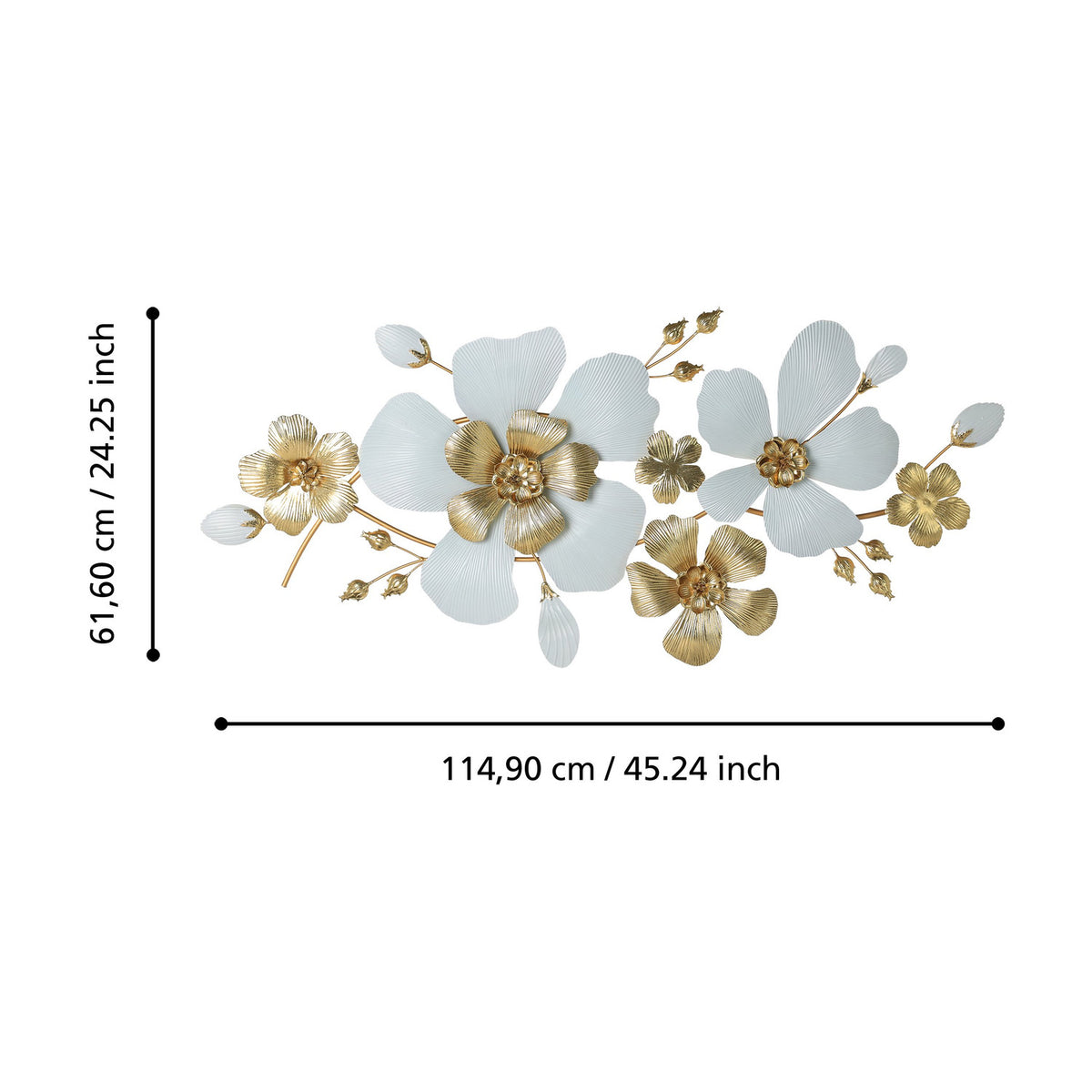 Tupiza Wall Decoration - White & Gold